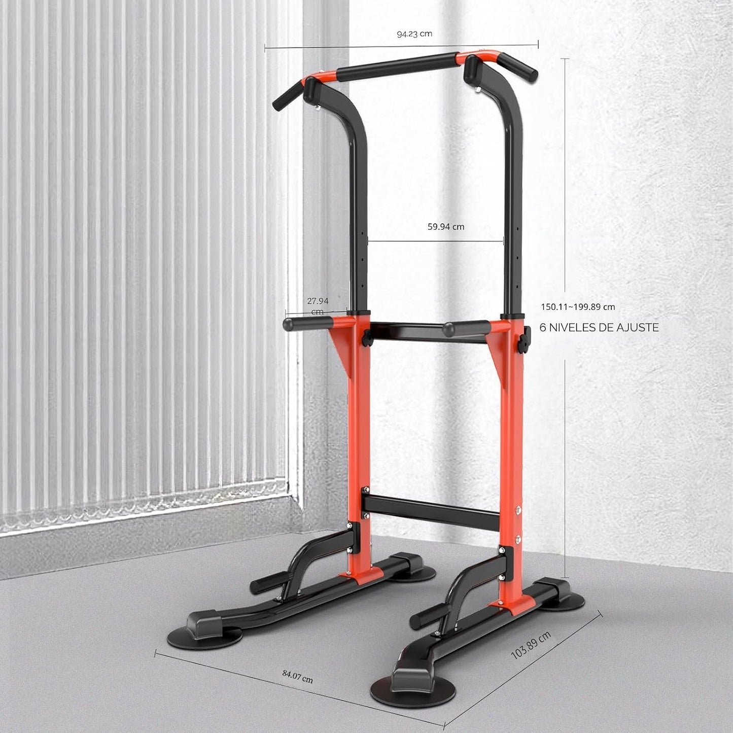 Z ZHICHI Pull-Up Dip Station Pull-Up Chin-Up Capacidad de peso 350LBS