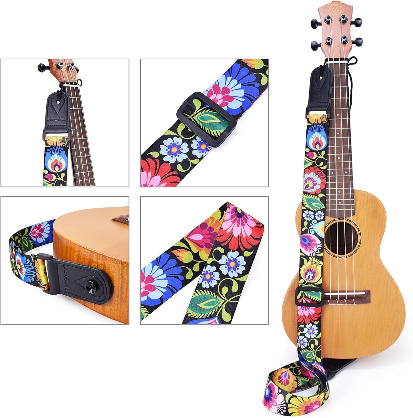 CLOUDMUSIC Tenor Concierto Soprano Barítono Ukelele Correa Coloful...