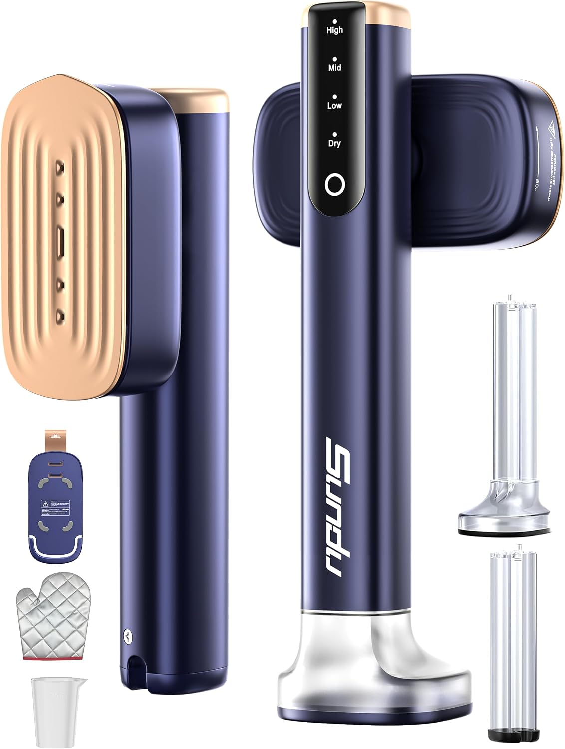 Sundu Vaporizador de viaje para ropa, vaporizador portátil de mano,...