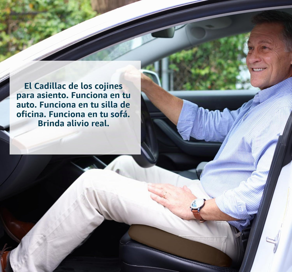 ComfiLife - Cojín prémium de gel y espuma viscoelástica para silla...