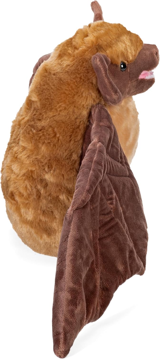 Wild Republic Peluche de murciélago marrón, juguete de peluche, reg...