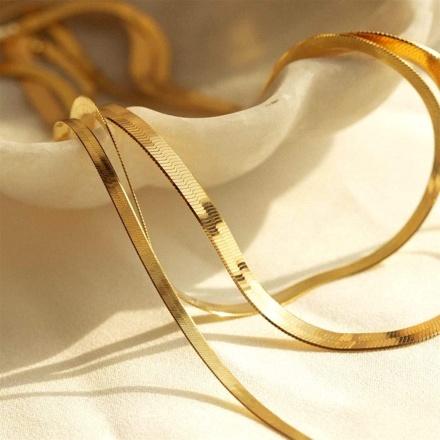 DEARMAY - Collares de oro bañado de 14 quilates para mujer, delicad...