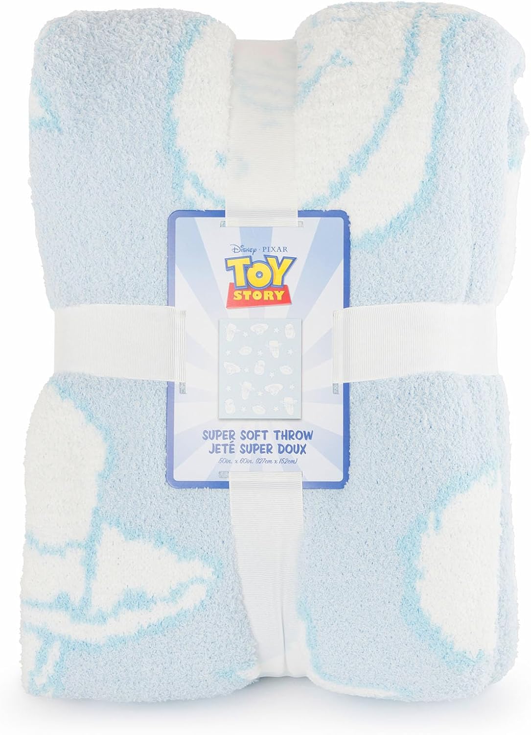 Jay Franco Disney Pixar Toy Story Manta de punto de pluma esponjosa...