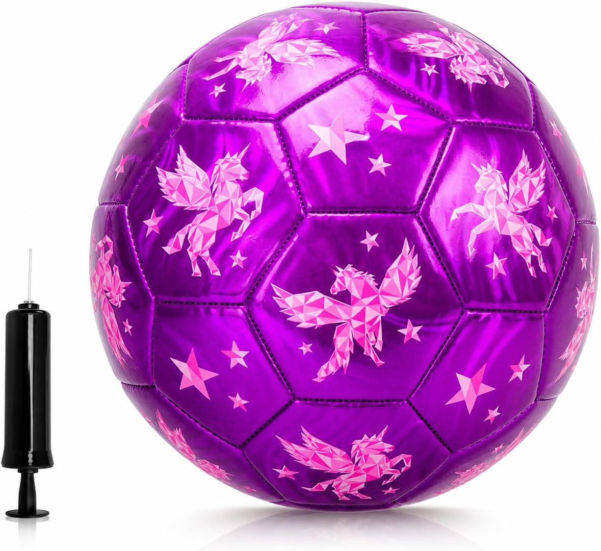 Balón de fútbol U&C Planet tamaño 2, 3, 4 para niños pequeños y jóv...