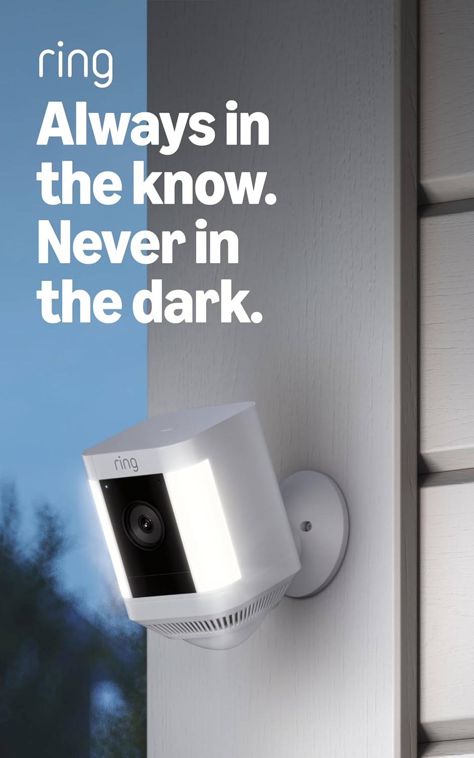 Cámara con luz de enfoque inalámbrica Ring Plus: seguridad para tu...