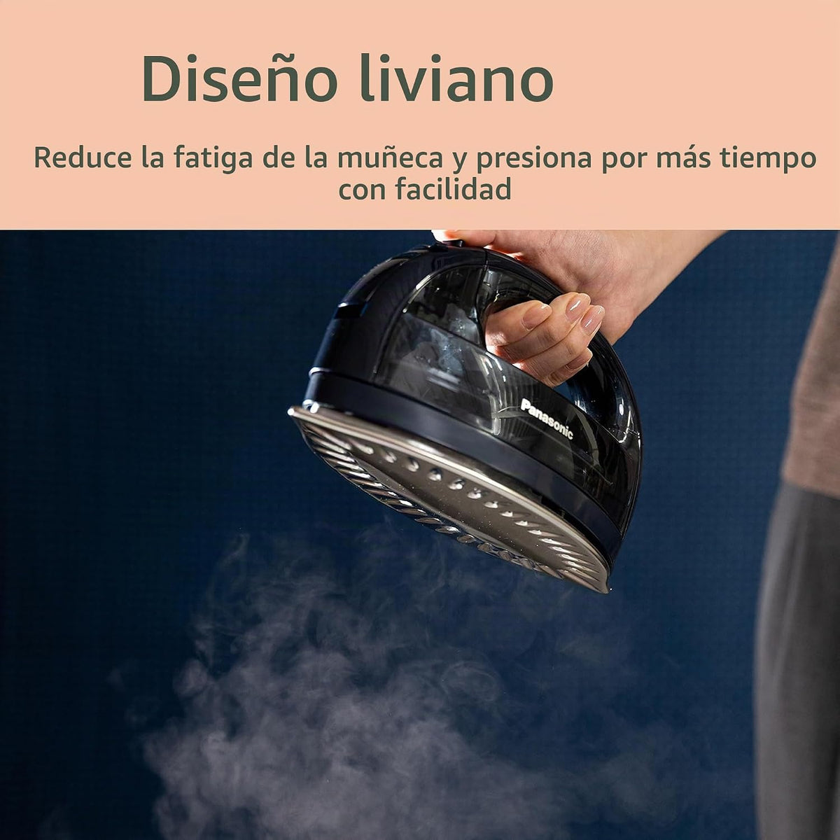 Plancha de vapor\/seca inalámbrica Panasonic 1500W - NI-WL700A - Pl...