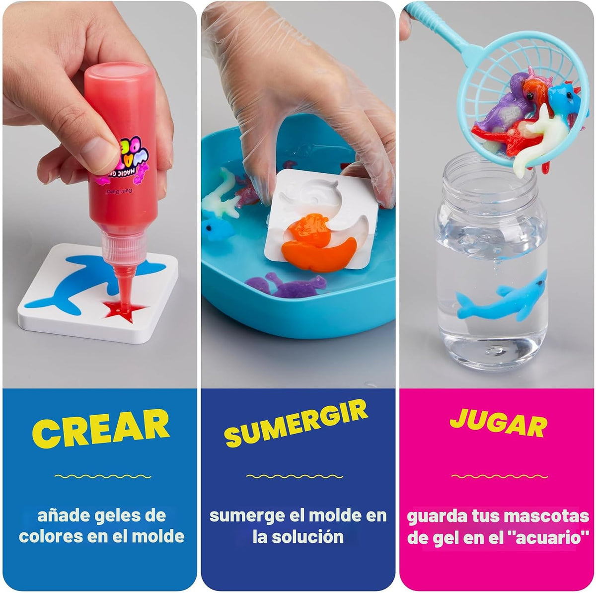 Dan&amp;Darci Kit de Gel de Agua de Hadas Aqua Jumbo para Niños - M...
