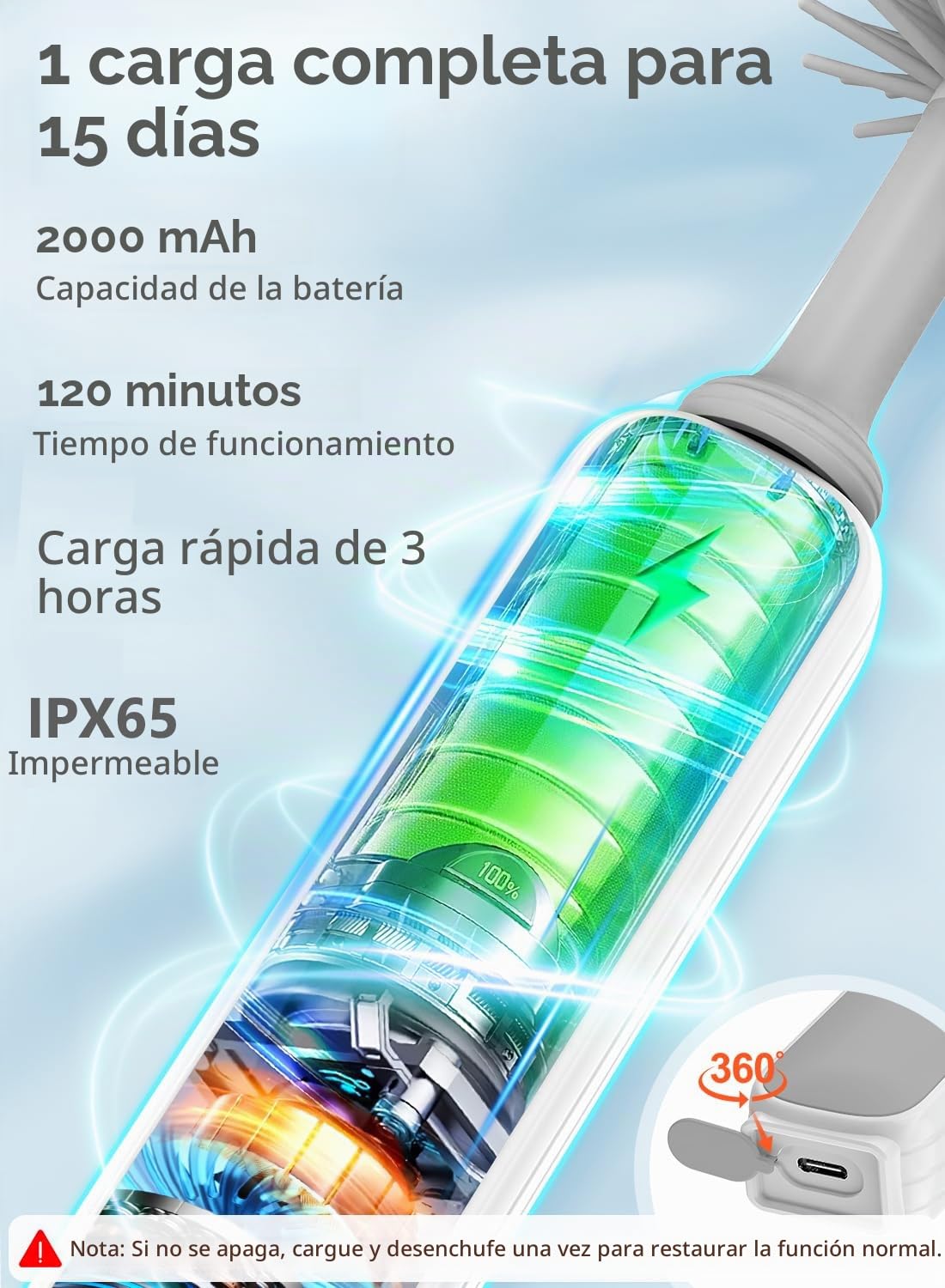 Yasew Limpiador eléctrico de cepillo para botellas, juego de viaje...