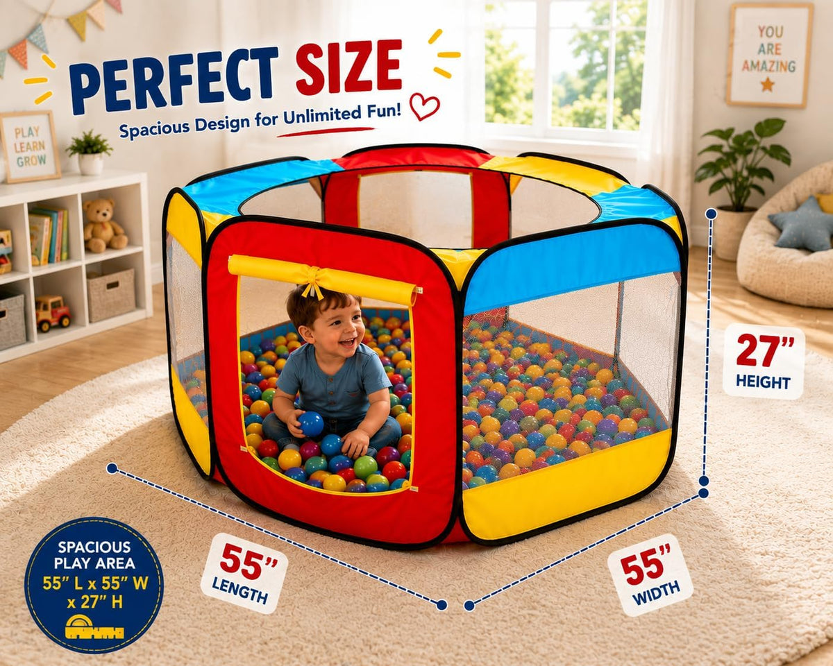 Tienda de juegos para niños, pelotero de Kiddey, casa de 6 caras pa...