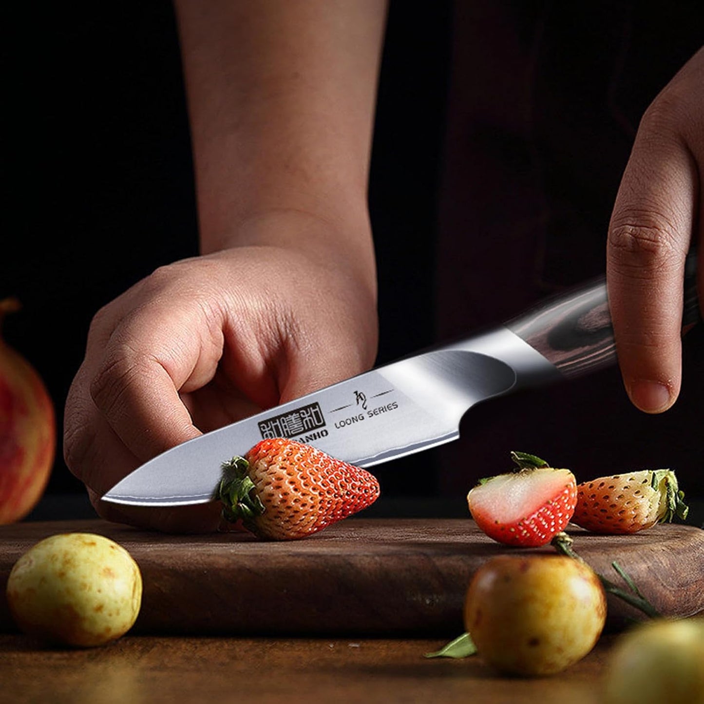 HOSHANHO - Cuchillo de pelar de 3.75 pulgadas, cuchillos de cocina...