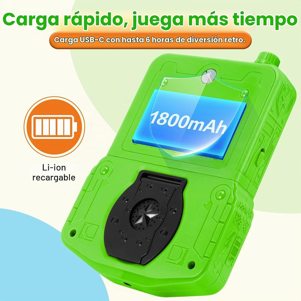 Consola de juegos de mano retro para niños, 220 juegos clásicos int...