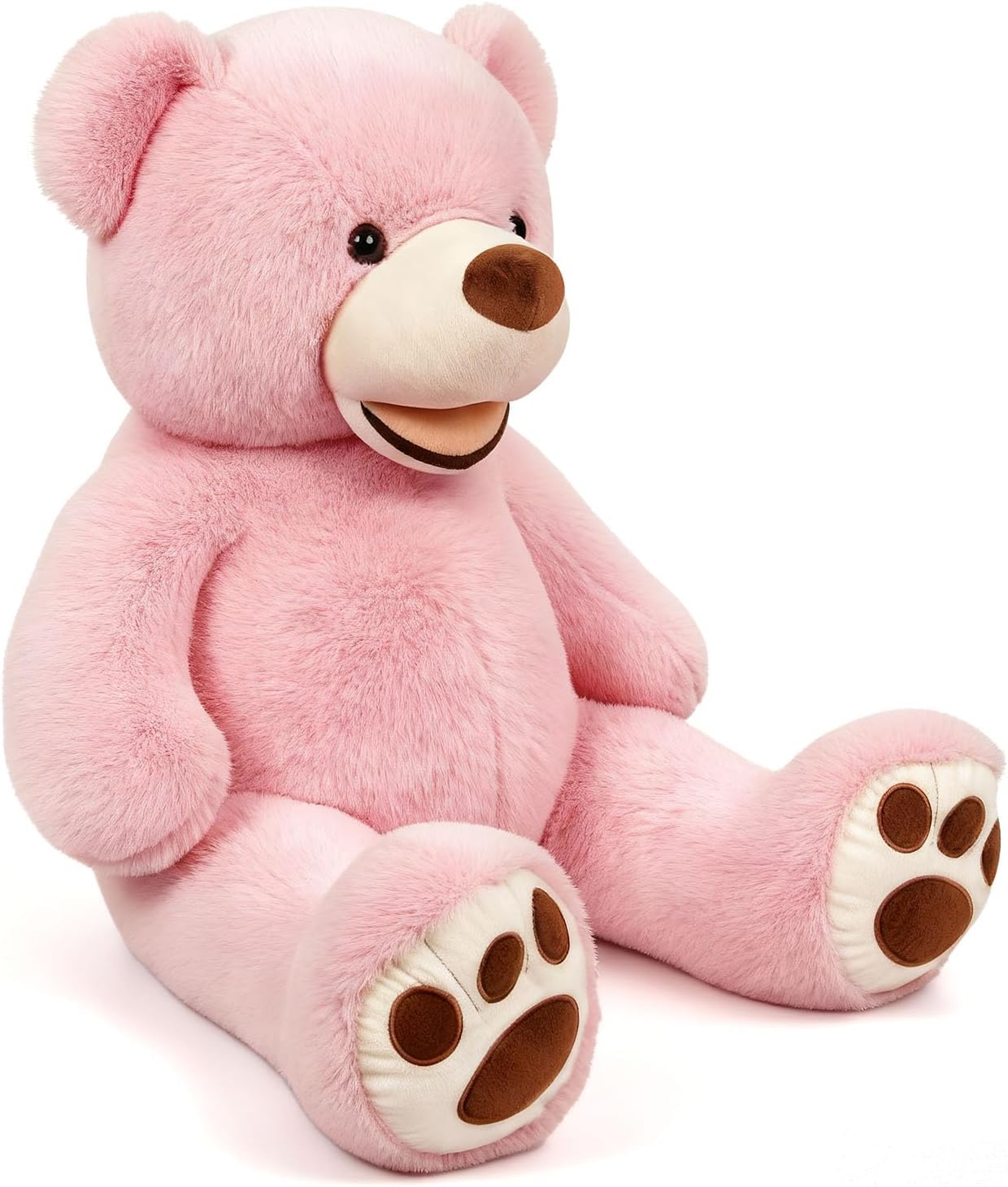 SRANWOW Oso de peluche gigante súper suave con detalles de pata (ro...