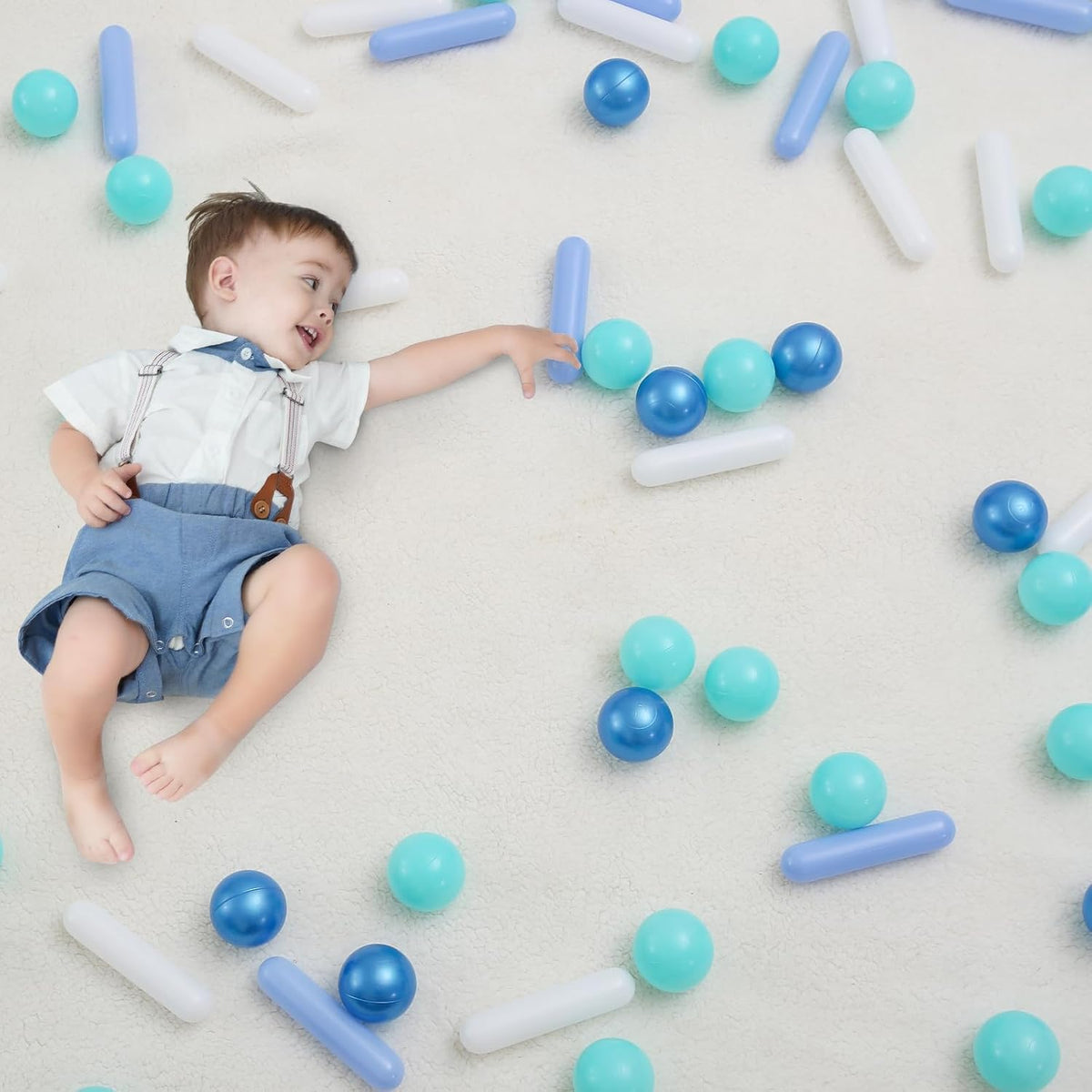 Bolas para piscina de bolas STARBOLO para niños - Paquete de 150, 2...