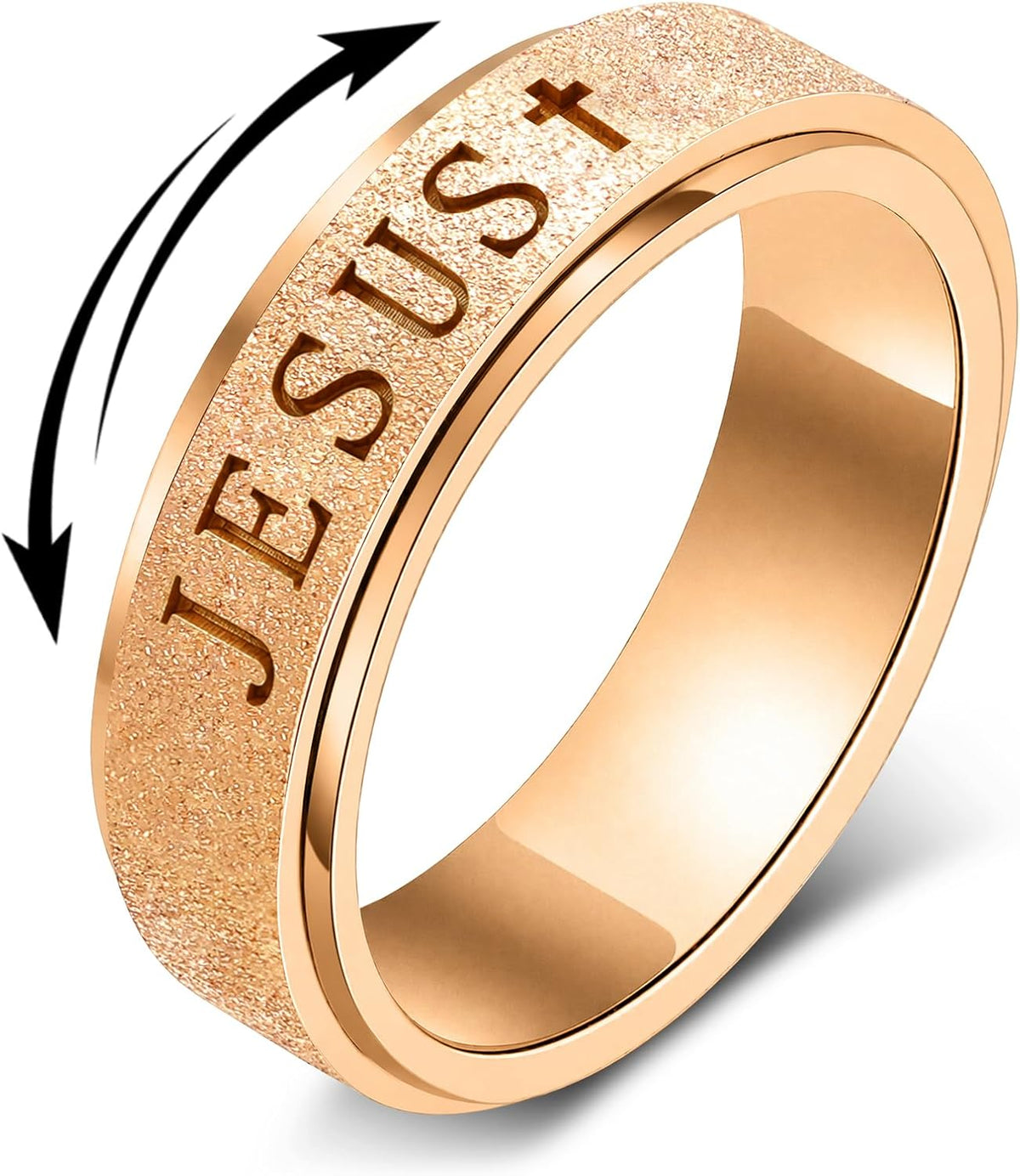 Anillo de ansiedad giratorio para mujeres: juguetes para jugar con...