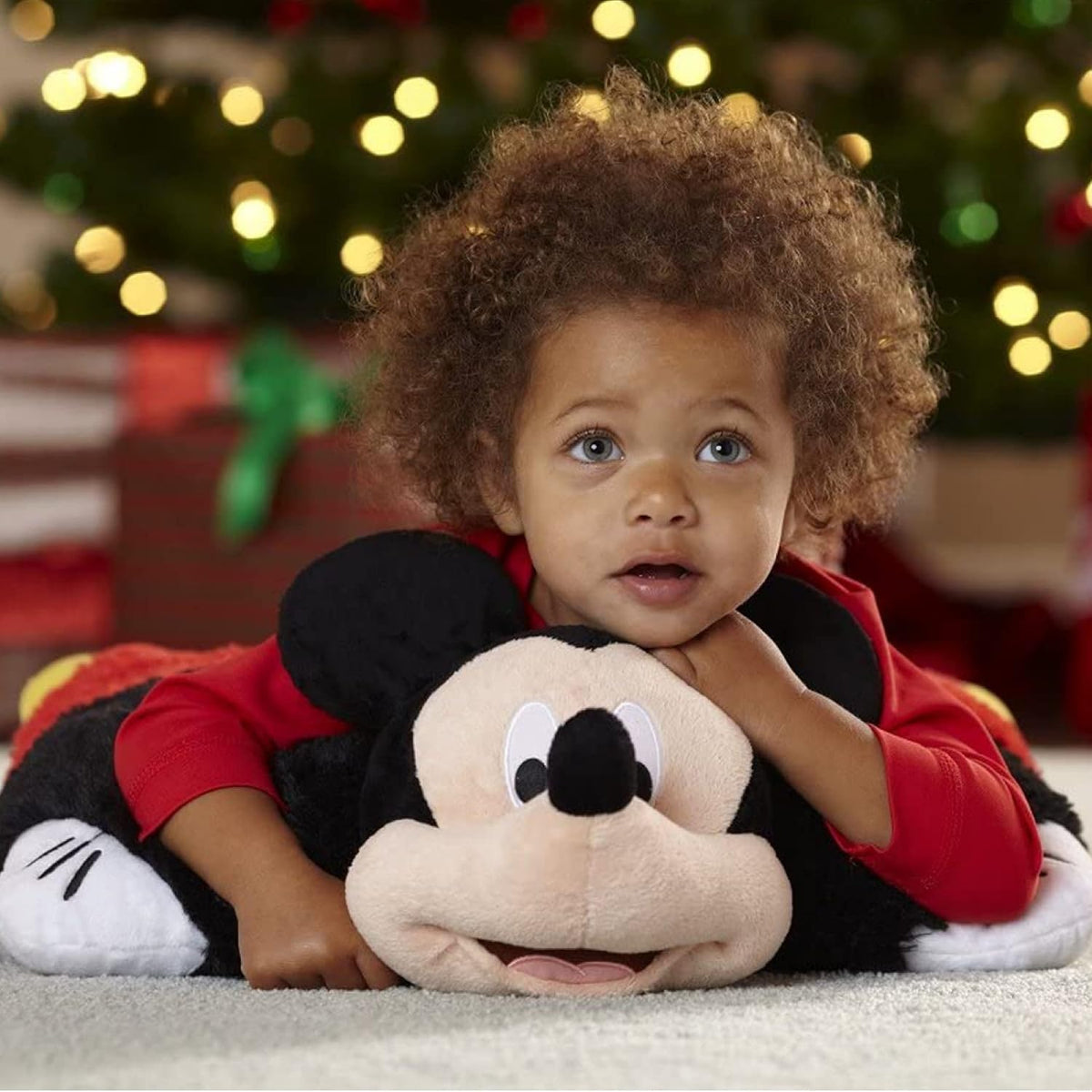 Pillow Pets Disney Mickey Mouse, juguete de peluche de 16 pulgadas...