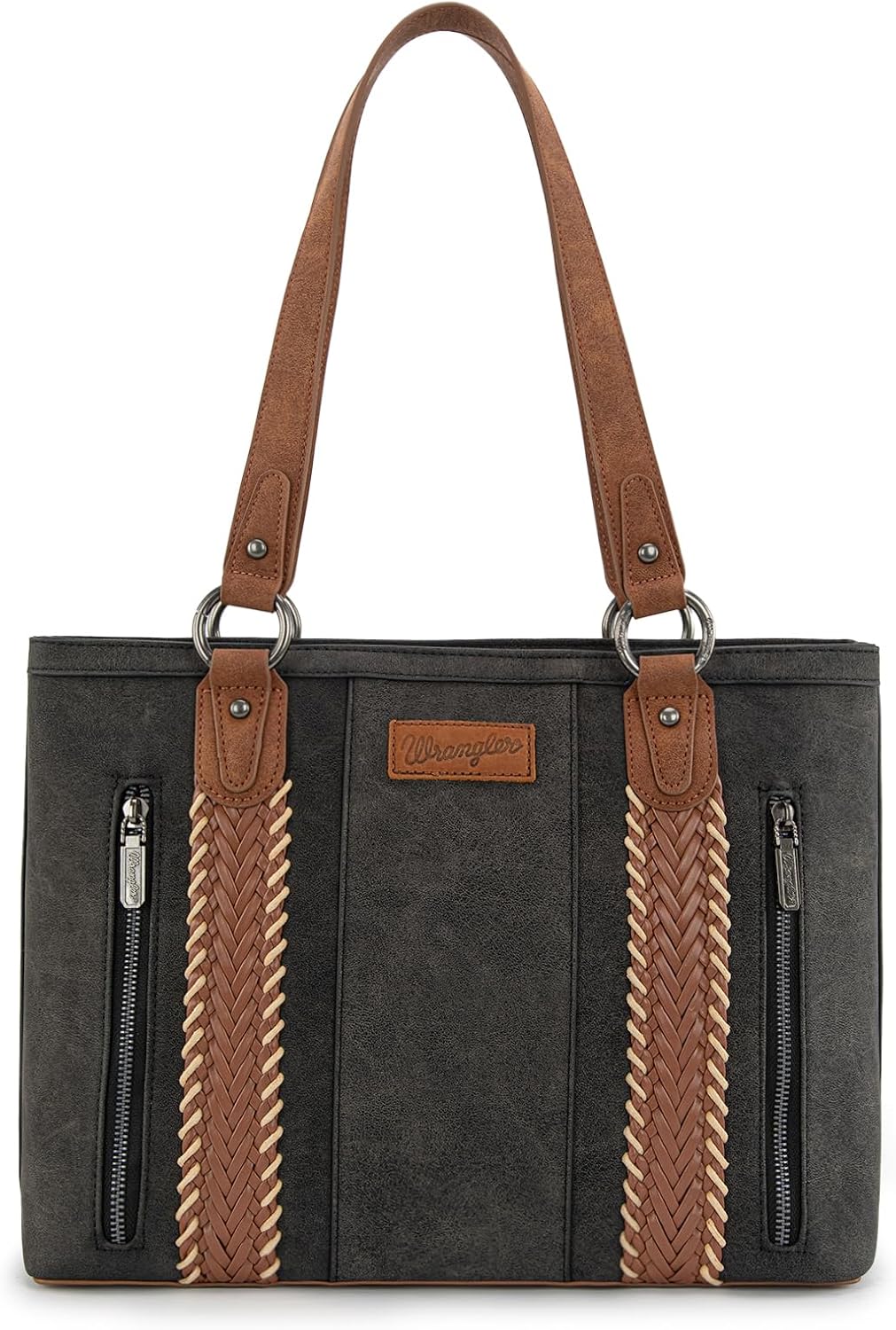 Montana West Wrangler Bolso de mano para mujer con múltiples bolsil...
