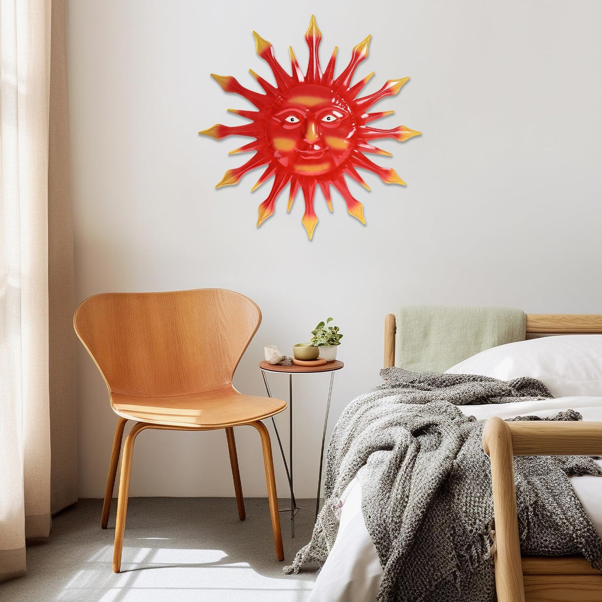 VZVXCC Arte de pared de metal de 26 pulgadas, decoración de pared d...