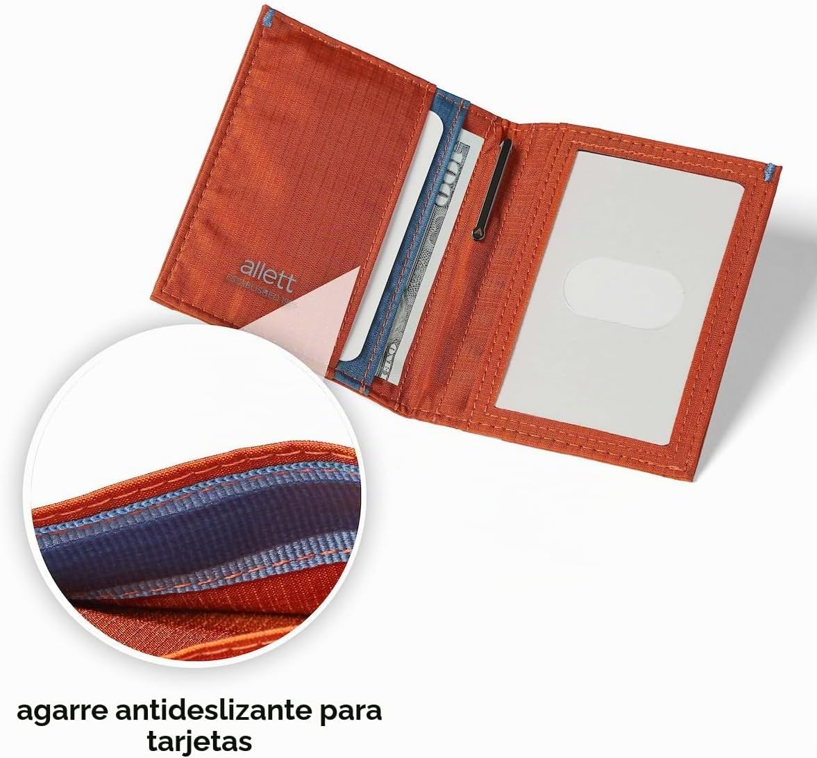 Allett Cartera Híbrida para Tarjetas | Cuero, Bloqueo RFID, Diseño...