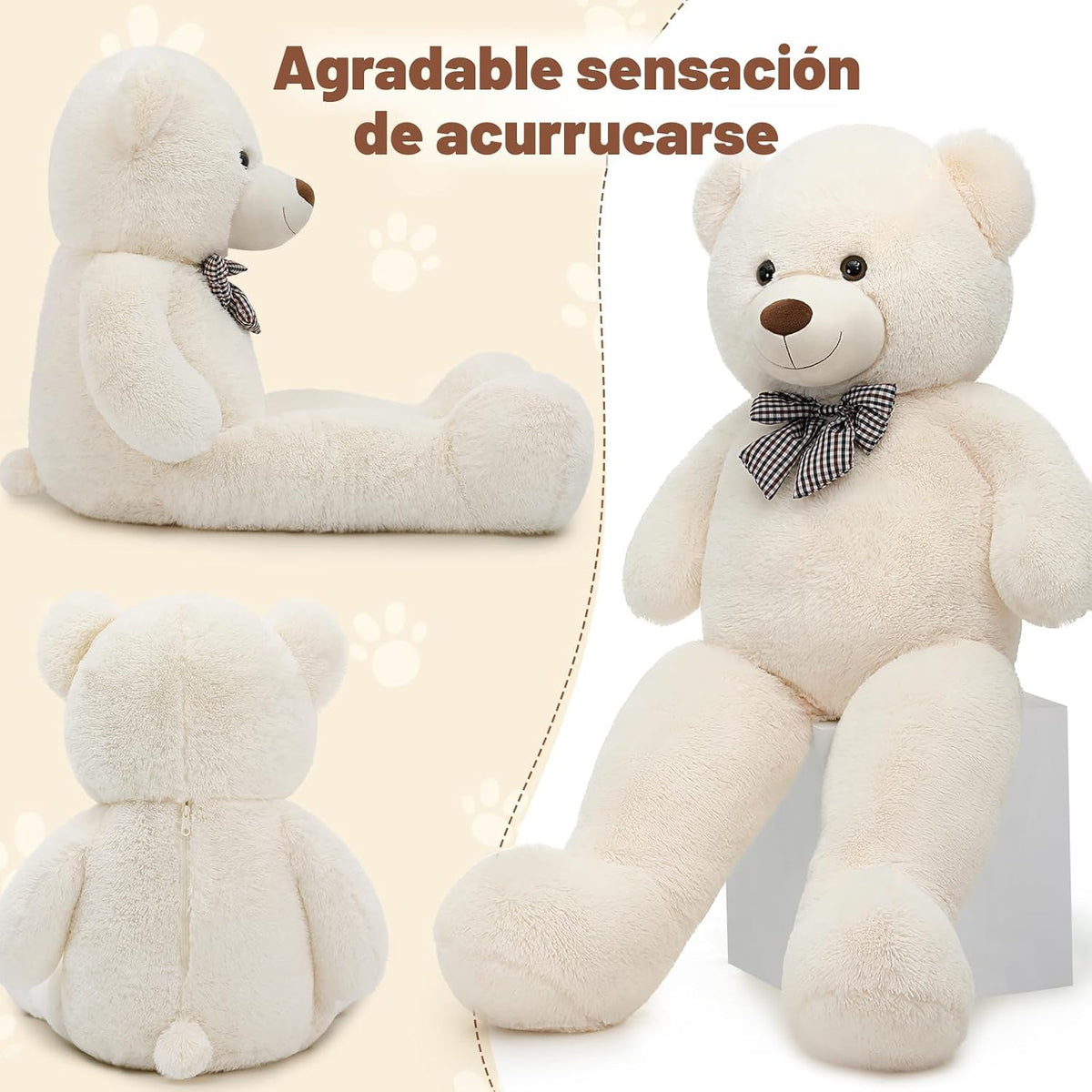 MorisMos bonito oso de peluche grande de 47 pulgadas para regalar a...