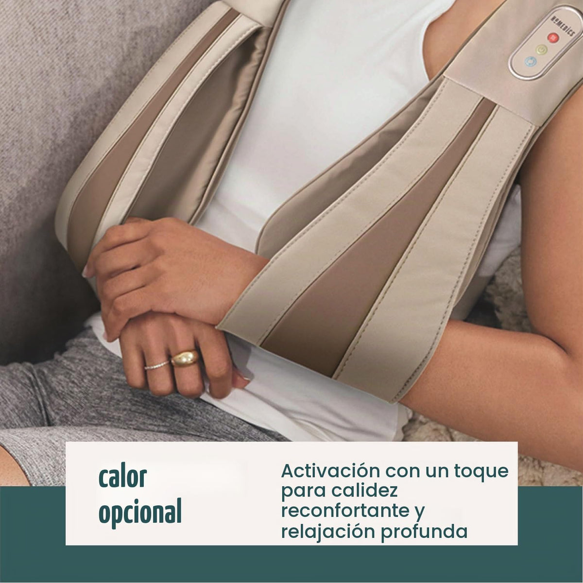 Homedics Shiatsu Deluxe Masajeador de cuello y hombros con calor |...