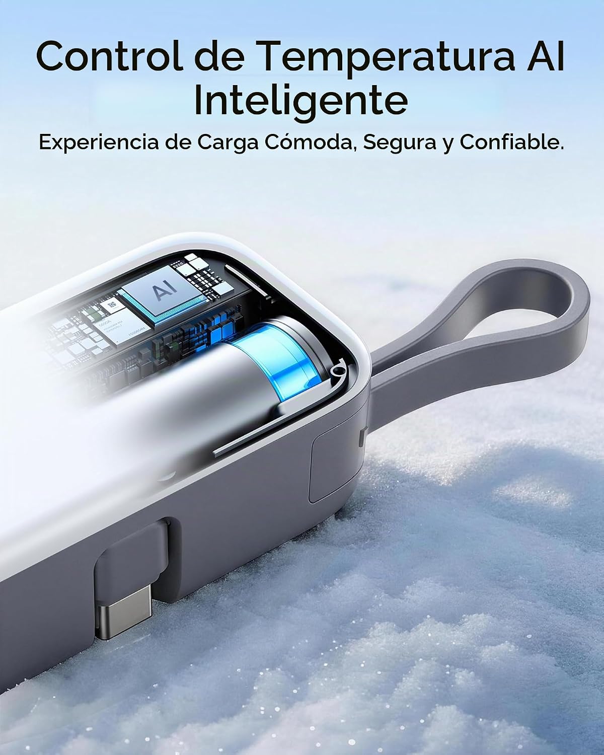 MOMAX Cargador portátil, 5000 mAh pequeño banco de energía PD 20 W...