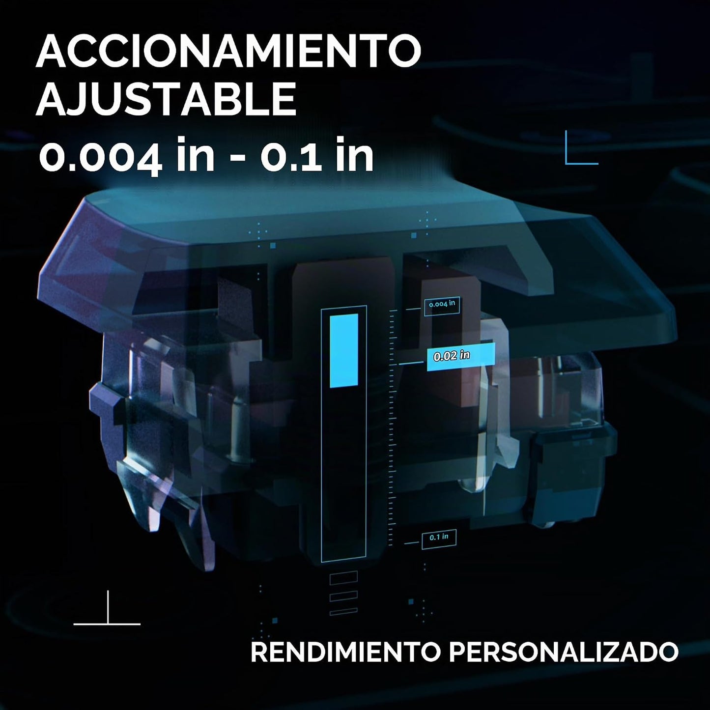 Logitech G 515 TKL Teclado rápido para juegos con cable (efecto sal...
