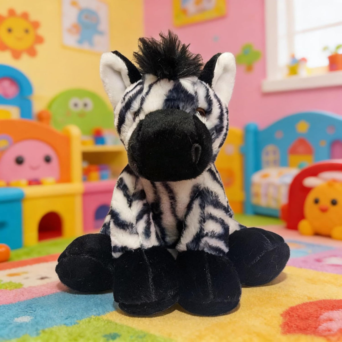 YUKOUQIAN Peluche de cebra de 8 pulgadas para niñas y niños de Navi...
