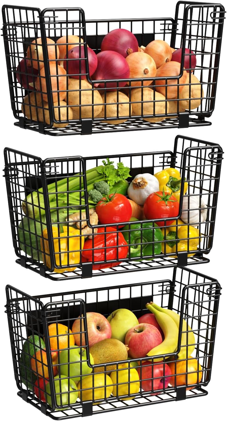 GGIU Estante magnético para frigorífico – Paquete de 3 organizadore...