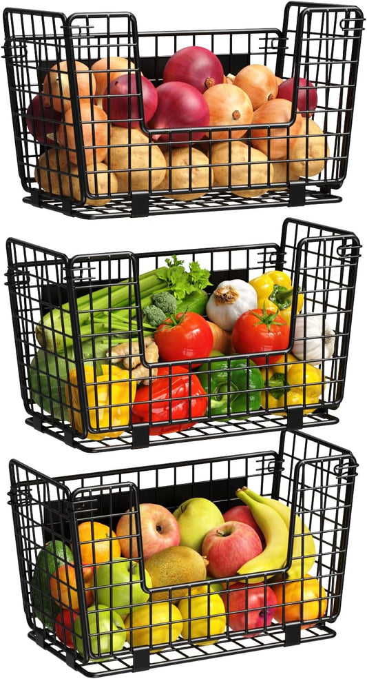 GGIU Estante magnético para frigorífico – Paquete de 3 organizadore...