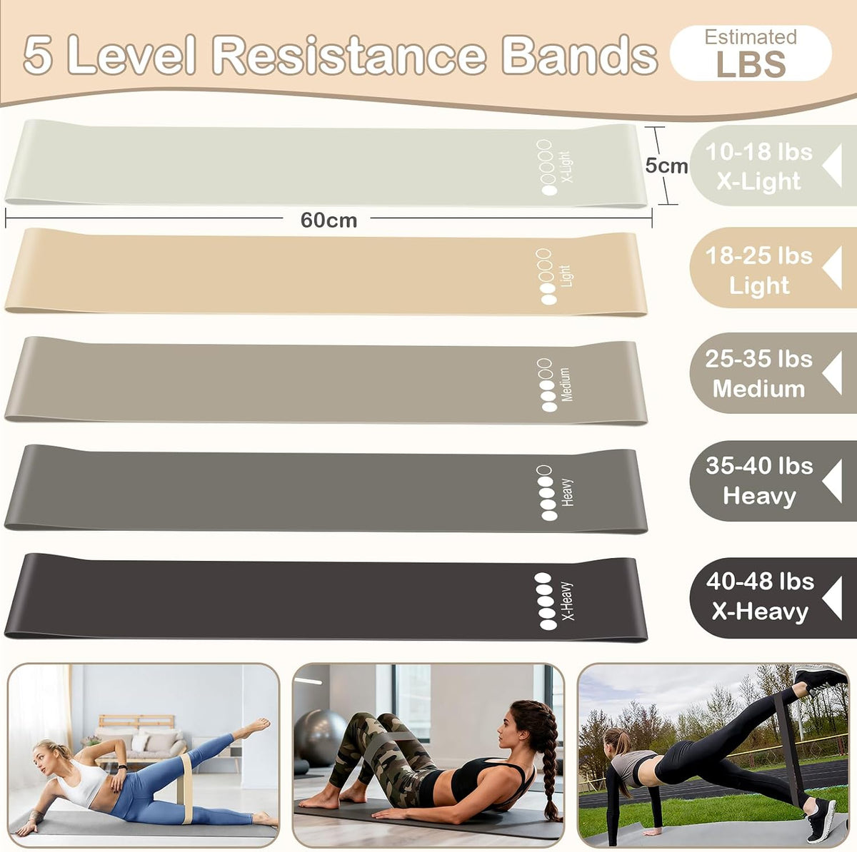 Hoedia Kit de Pilates de 17 Piezas para Mujeres, Equipo de Pilates...
