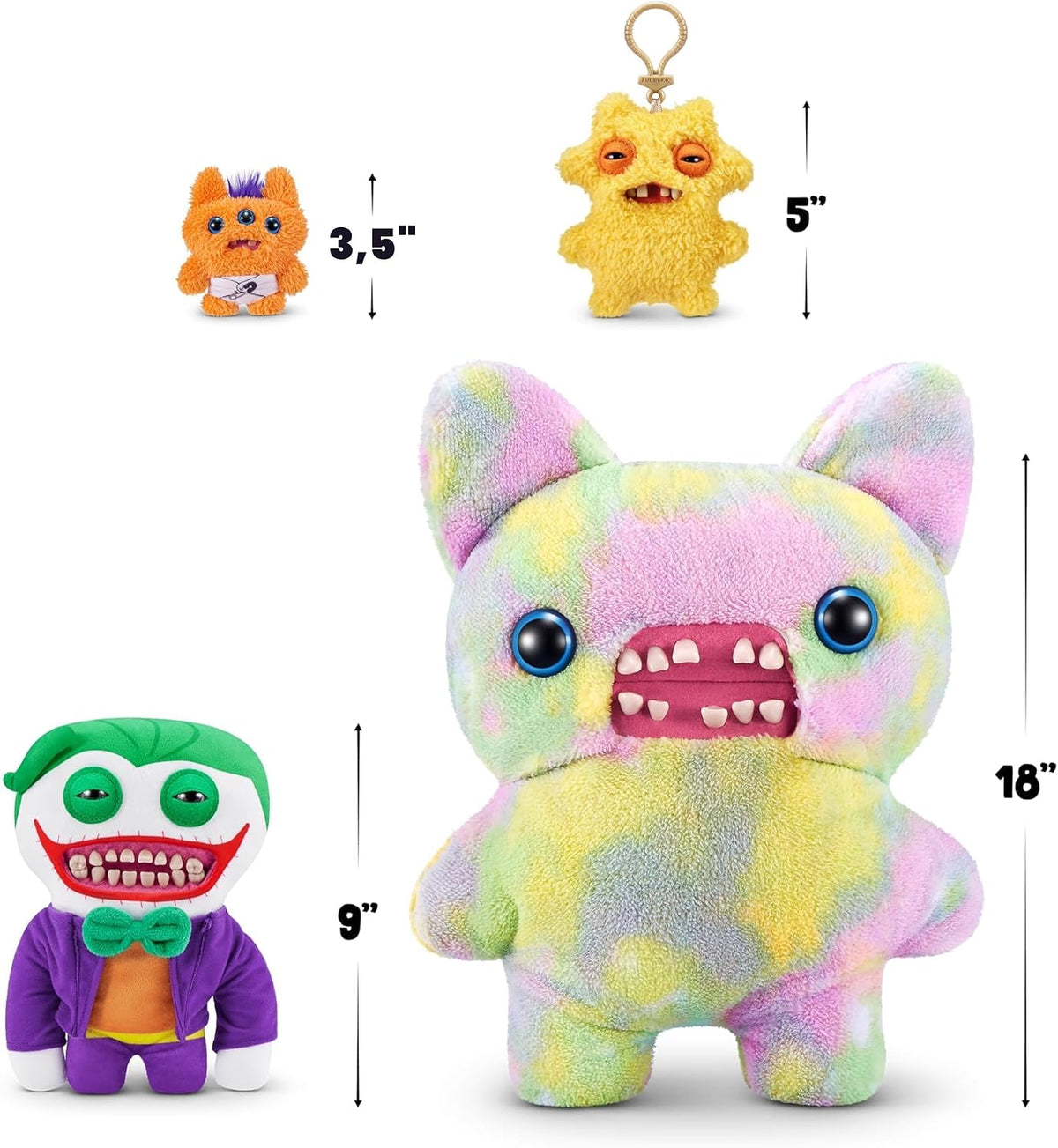 Fuggler x DC por ZURU Monstruo Divertido y Feo, de Peluche, Colecci...
