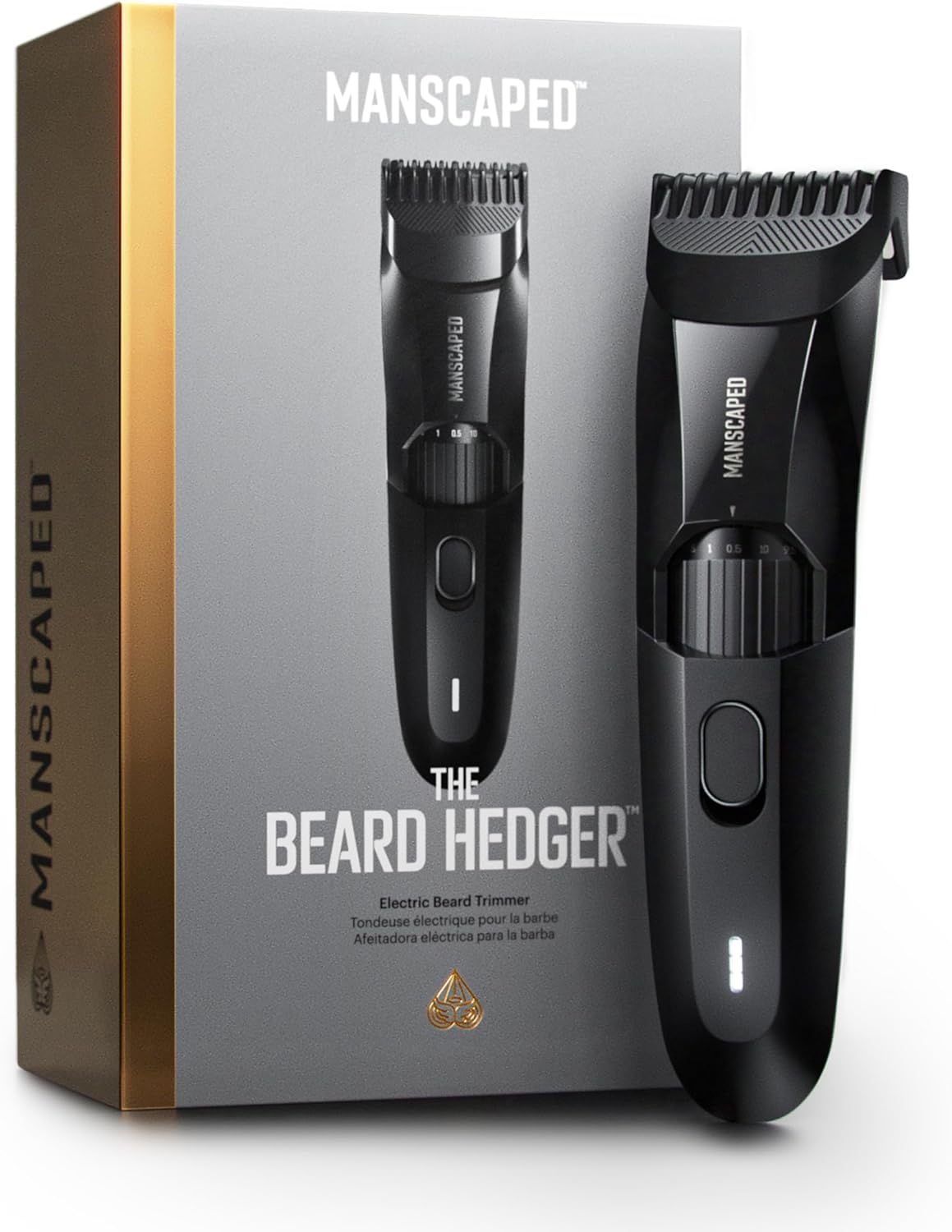 MANSCAPED The Beard Hedger - Cortadora de barba para hombre, rueda...