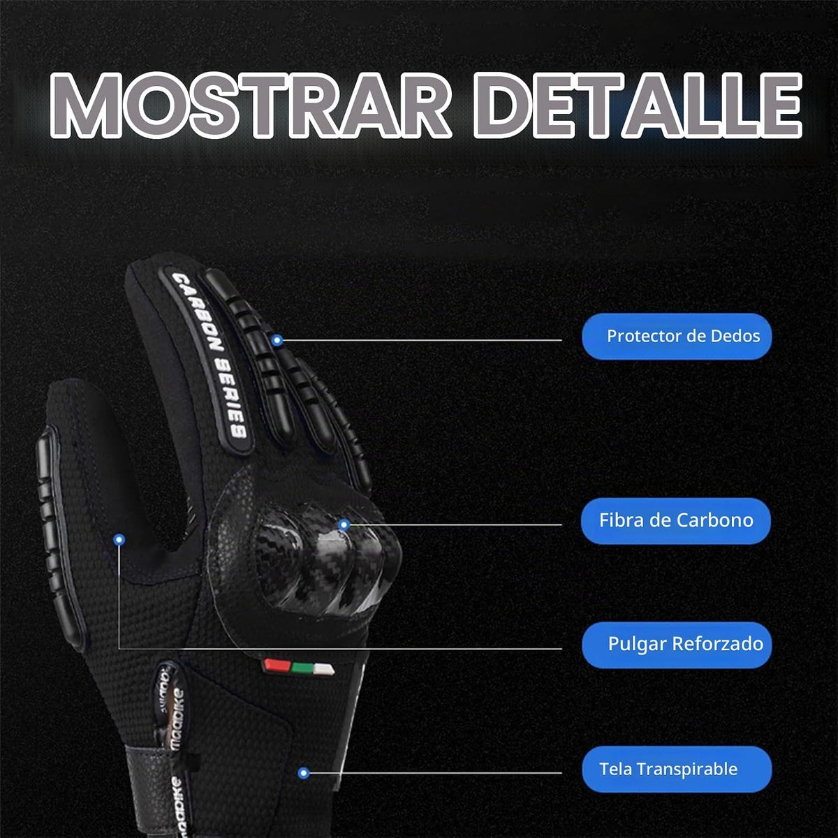 faralite Guantes de motocicleta para hombres y mujeres \u2013 Guant...