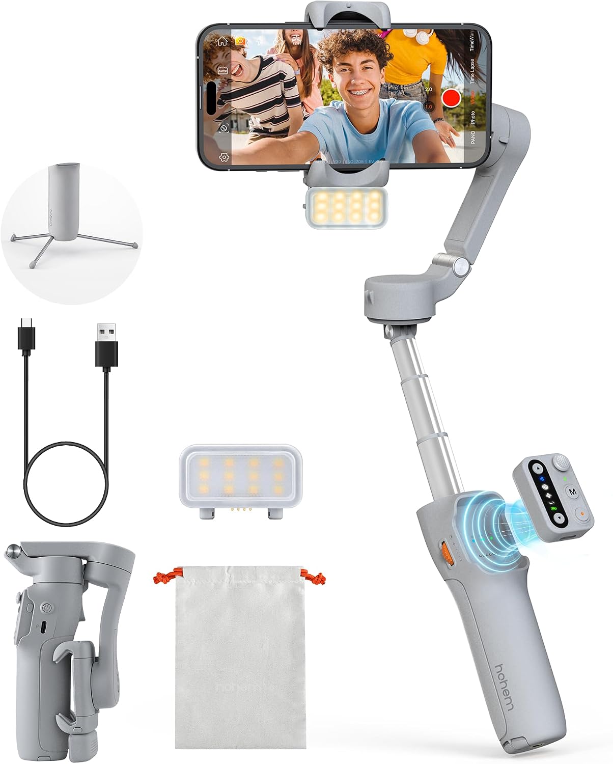 hohem iSteady X3 - Estabilizador de cardán mejorado para iPhone con...