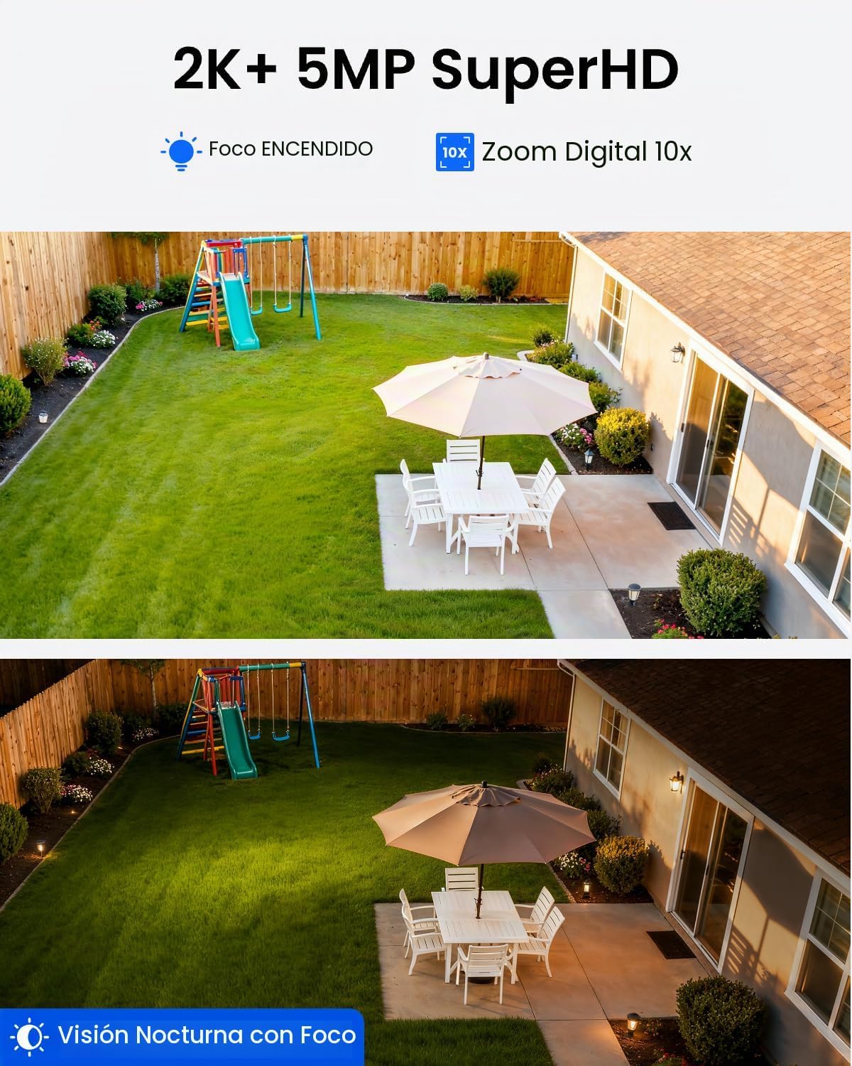 REOLINK Home Hub mini con 2X Argus 3 Pro+panel solar, cámaras de se...