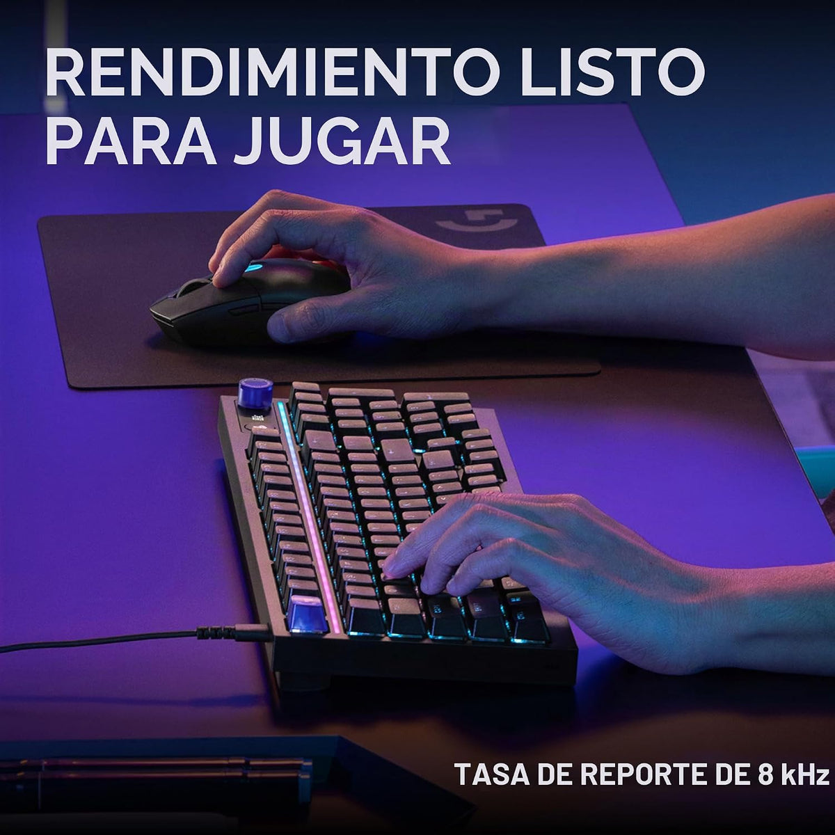 Logitech G Teclado para juegos de 316 x 98, velocidad de informe de...