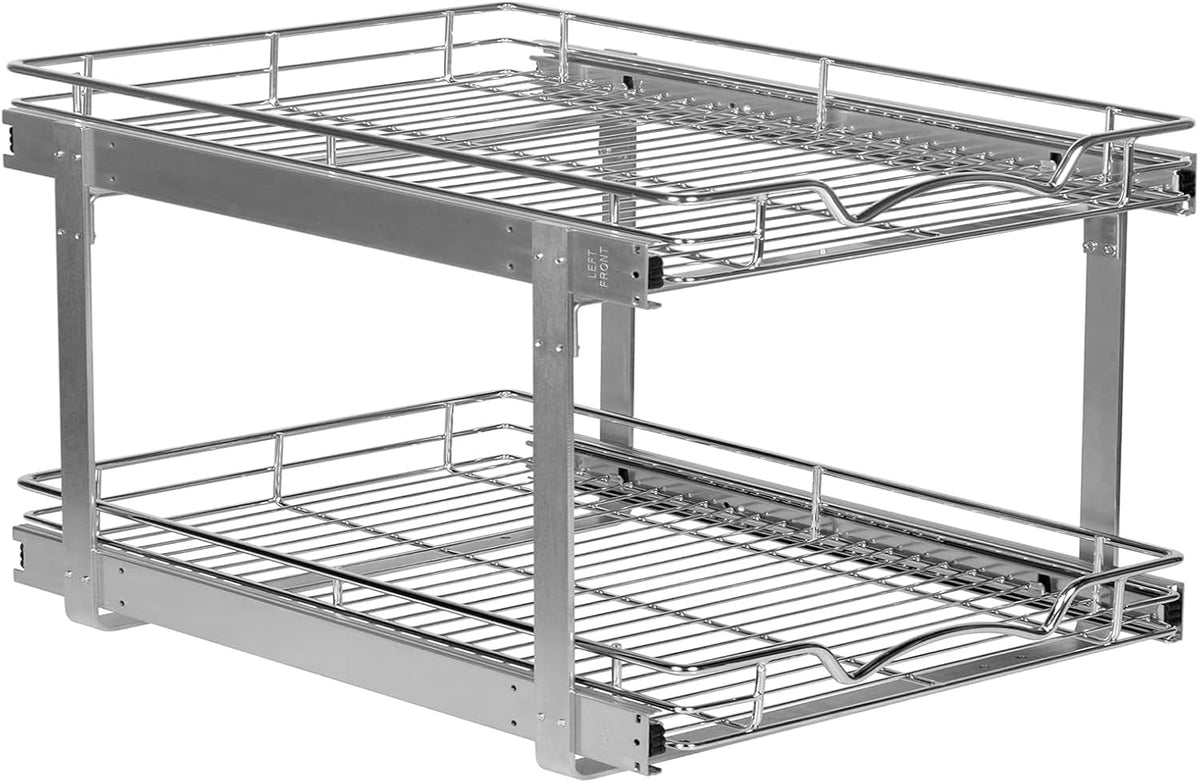 HOLDN\u2019 STORAGE Organizador de cajones extraíbles de dos nivele...