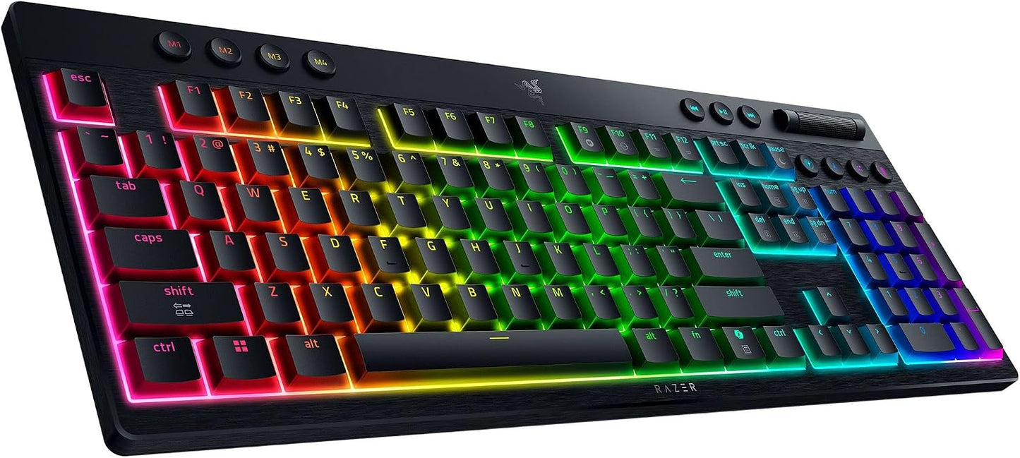 Razer BlackWidow V4 Teclado inalámbrico para juegos HyperSpeed de p...