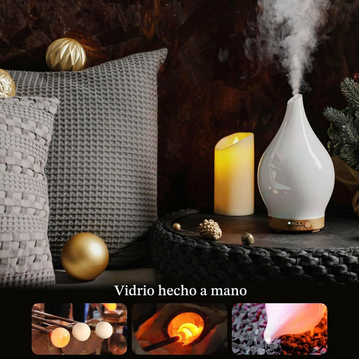 Porseme Difusor de aceite esencial de 150 ml, difusor de aroma de v...