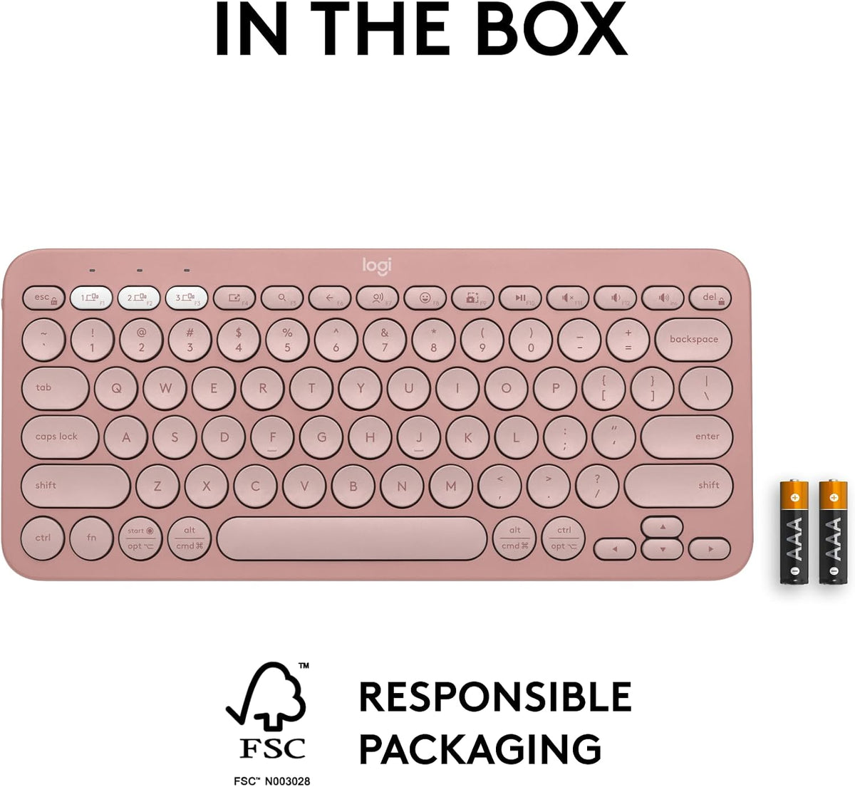 Logitech Pebble Keys 2 K380s Teclado inalámbrico Bluetooth - Tonal...