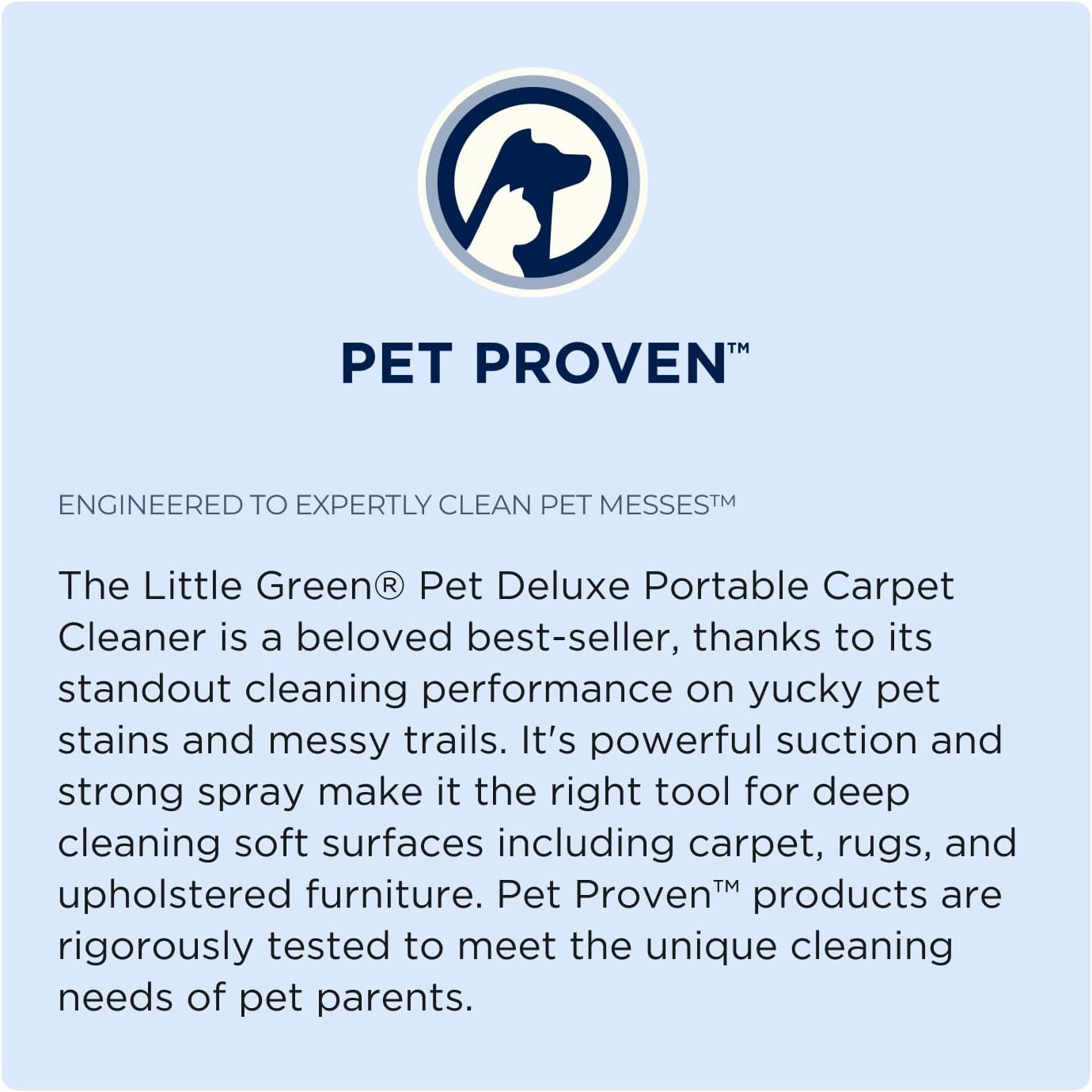 Bissell Little Green Pet Deluxe - Limpiador portátil de alfombras y...