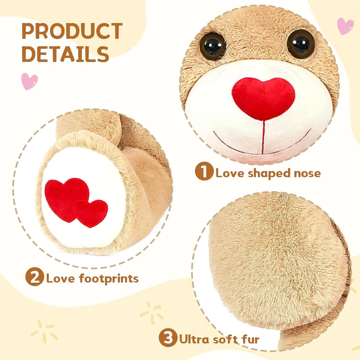 MaoGoLan Oso de Peluche Grande de 47" - Oso de Peluche Gigante...