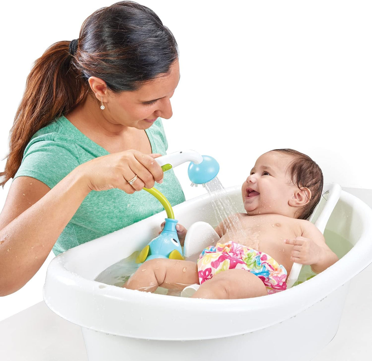 Yookidoo - Cabezal de ducha para baño de bebé con forma de elefante...