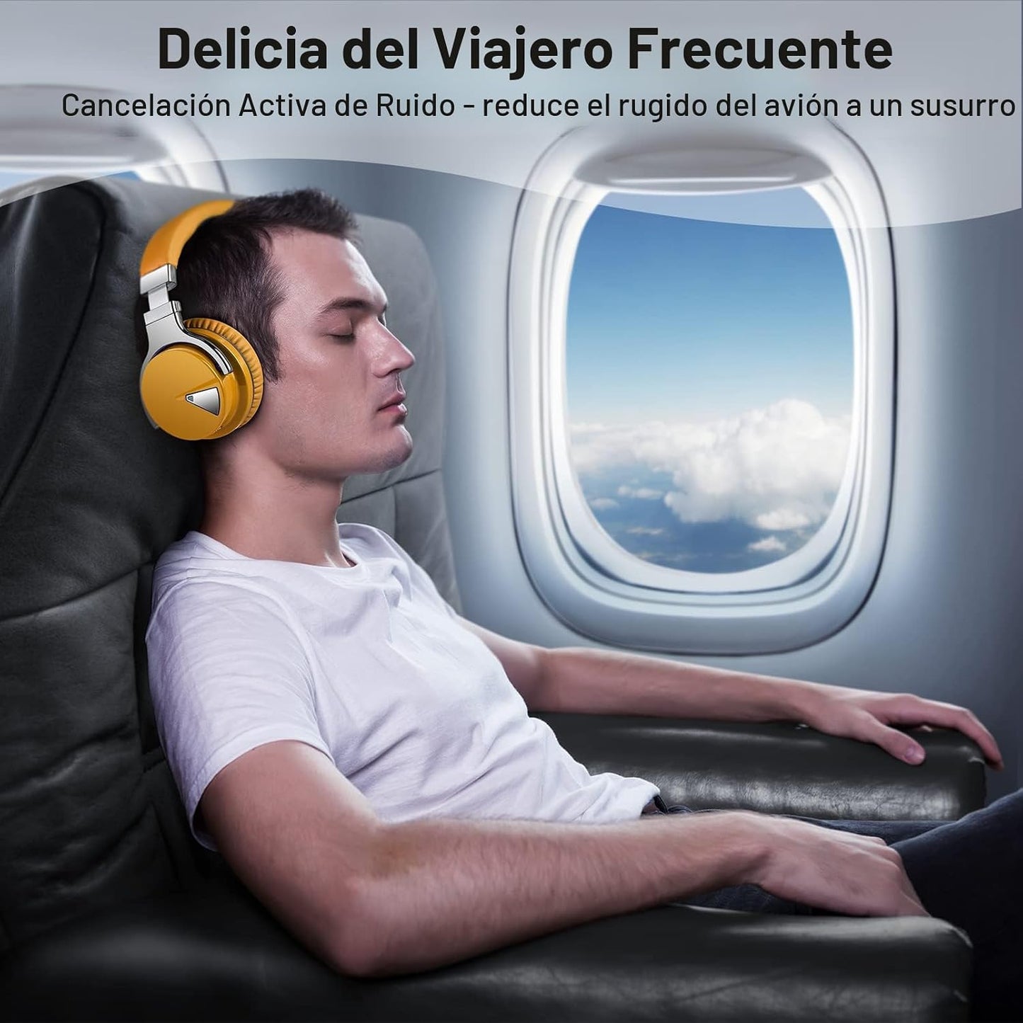 Silensys E7 - Auriculares Bluetooth con cancelación activa de ruido...