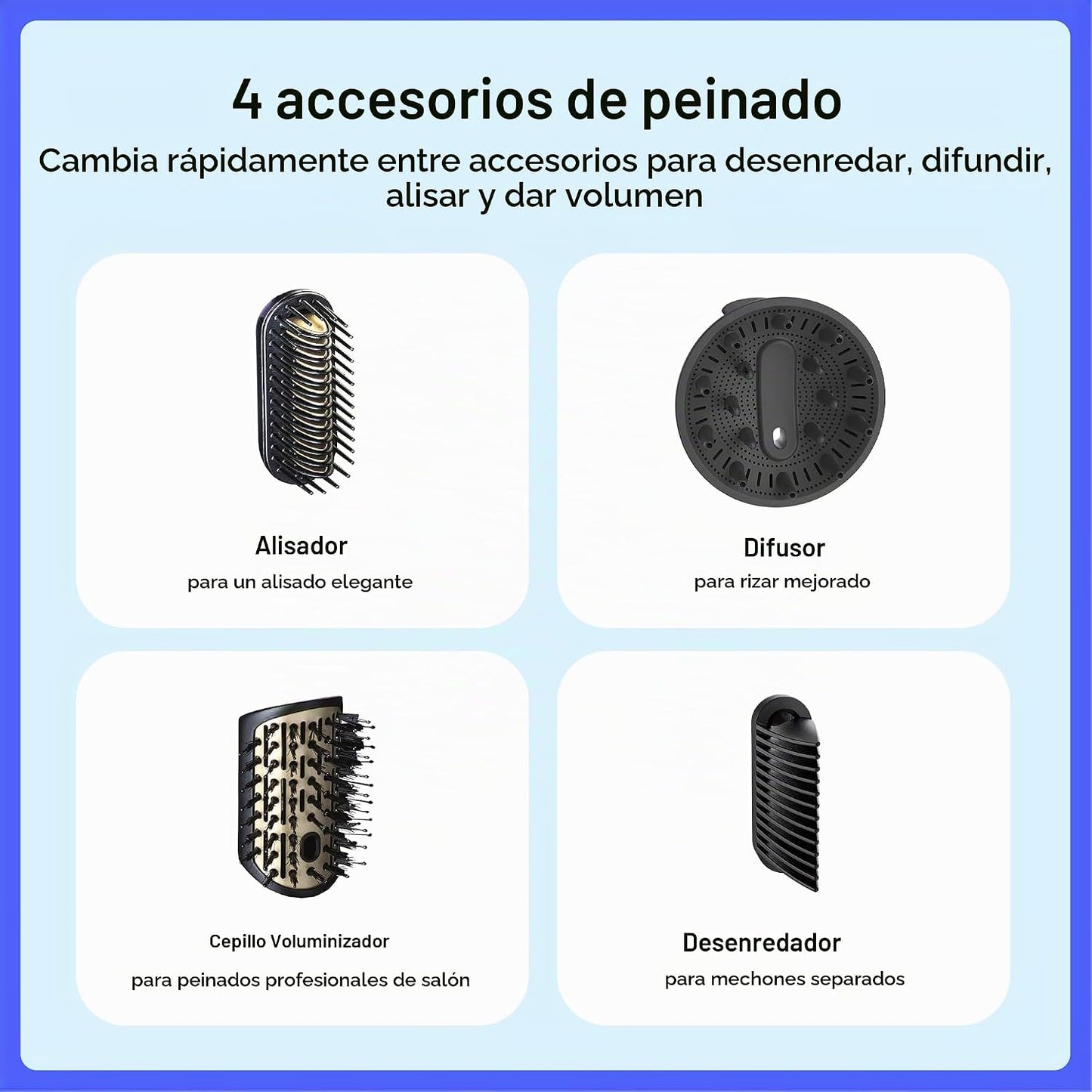 Sistema de peinado Conair DigitalAire Air 4 en 1, tecnología iónica...
