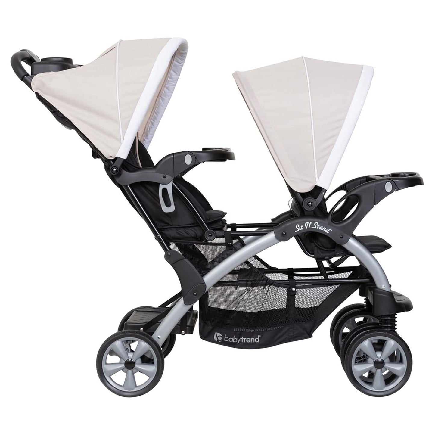 Cochecito doble para bebés y niños pequeños de Baby Trend con arnés...