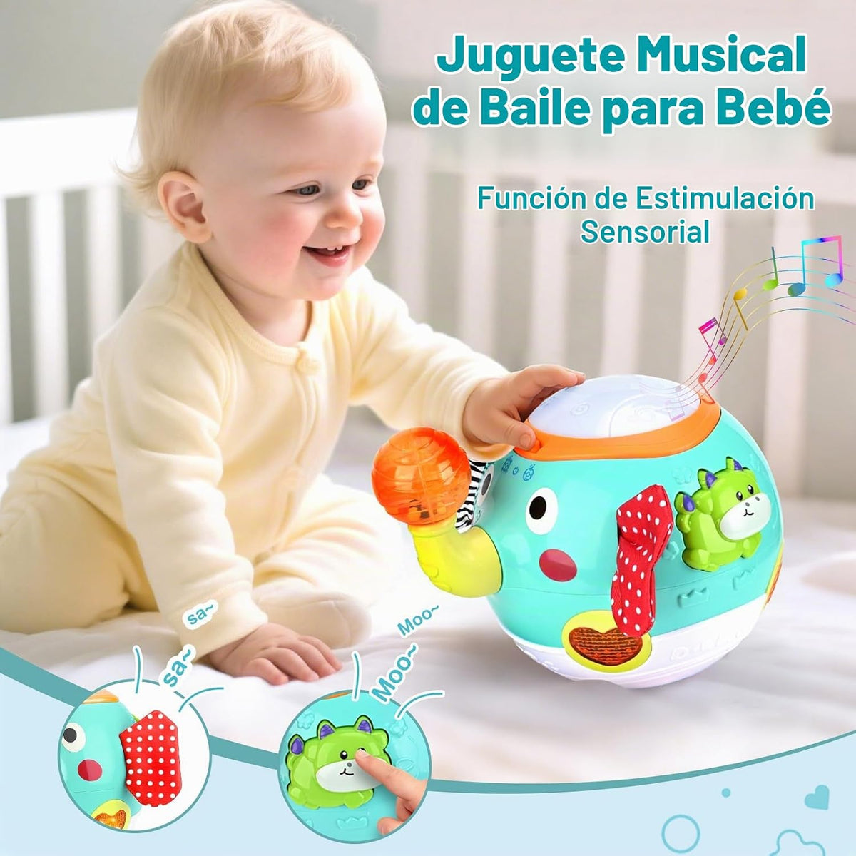 Juguetes para gatear \u2013 Juguetes para bebés de 6 a 12 meses, ju...