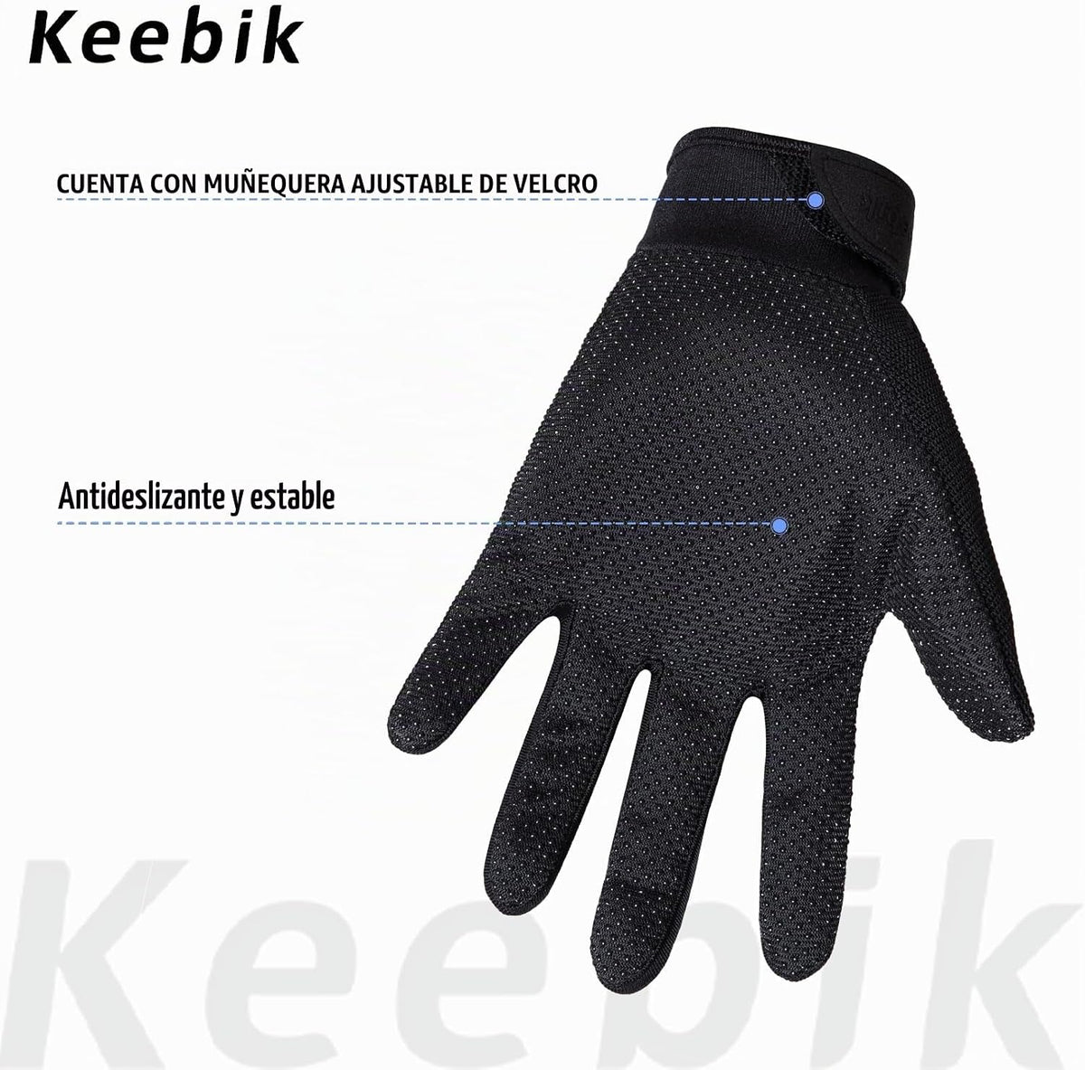 Keebik Guantes de moto de cross para niños, niños y jóvenes, guante...