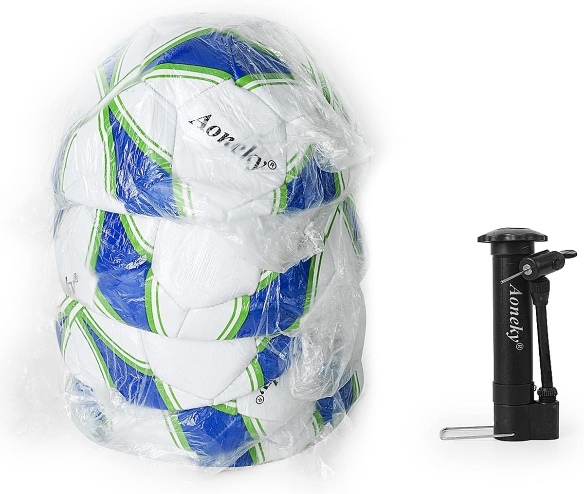 Aoneky Balón de fútbol tradicional de tamaño 5 para adultos, se env...