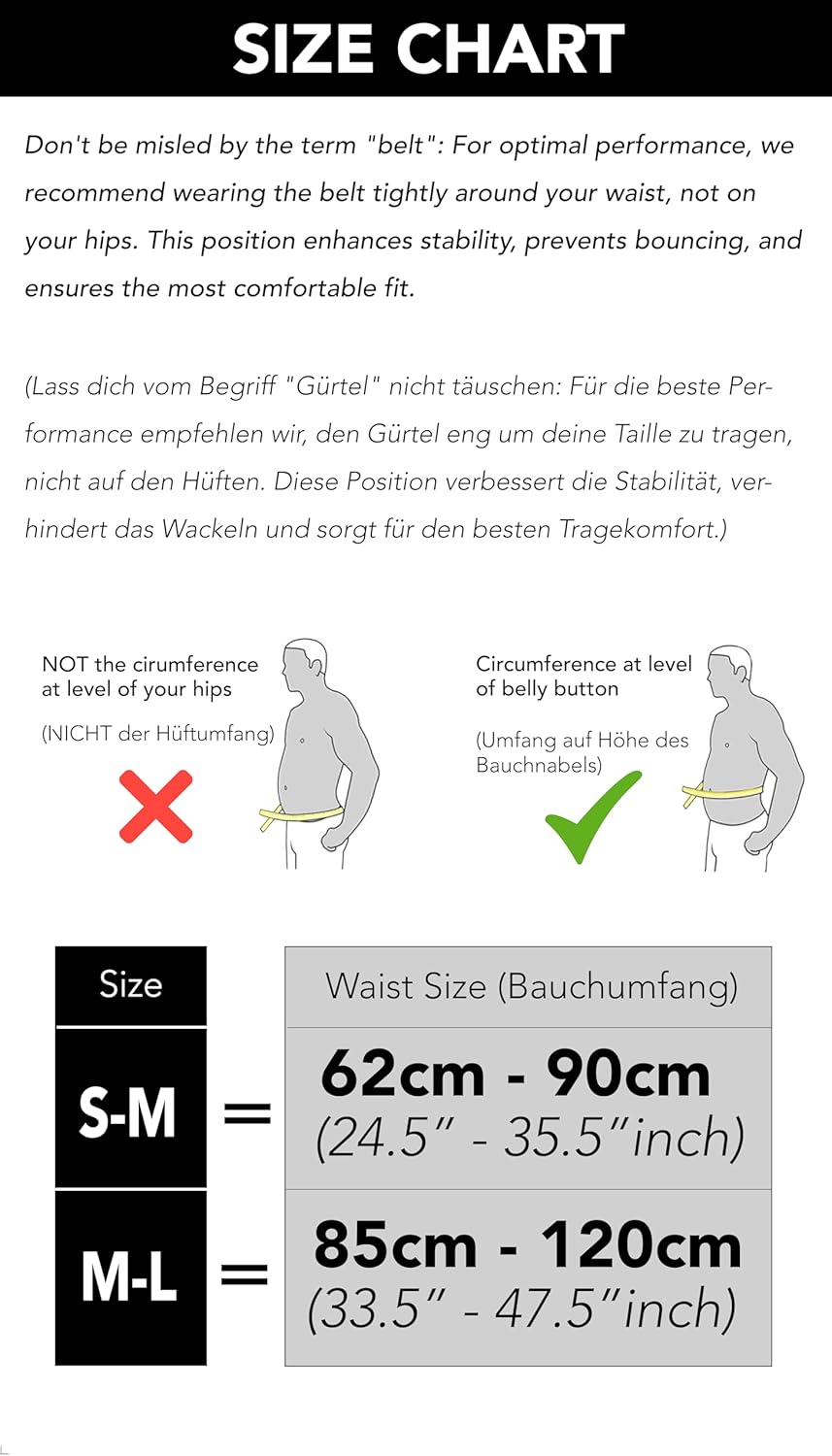 Cinturón de correr Fitgriff® para hombres y mujeres - Bolso de jogg...